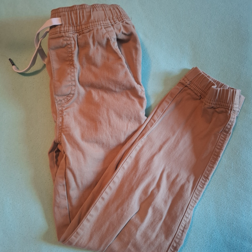 Tommy Hilfiger Kids Cotton Tan Joggers